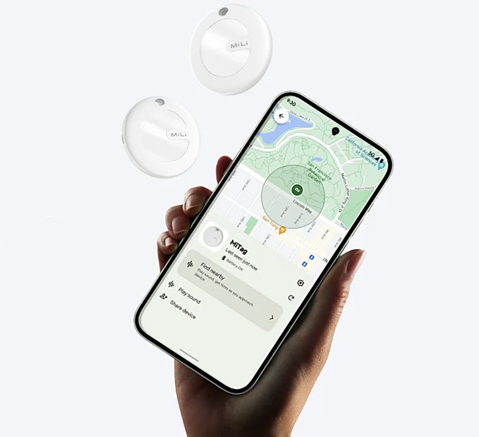 Localizador MiLi MiTag – para Android - Encontra chaves, animais, mochilas e mais Localizador MiLi MiTag – para Android - Encontra chaves, animais, mochilas e mais